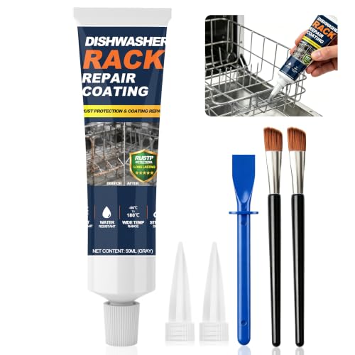 SEPOVICA Dishwasher Rack Repair Kit, Rust Repair Coating, Gray, 50ml