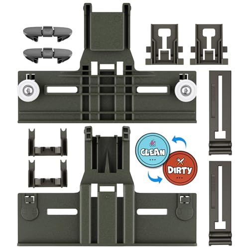Upgraded W10350375 W10712395 Dishwasher Top Rack Adjuster Replacement Parts