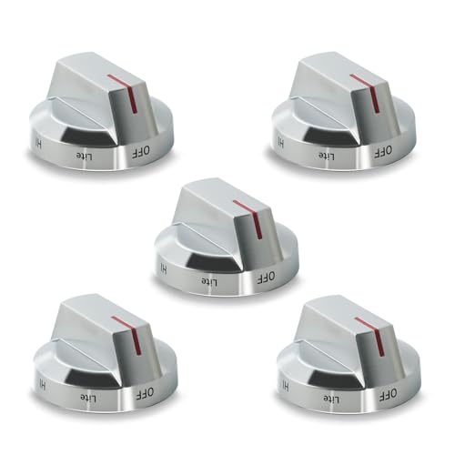 Nagaros Original-Spec Stove Knobs Replacements DG94-04167X (5-Pack)