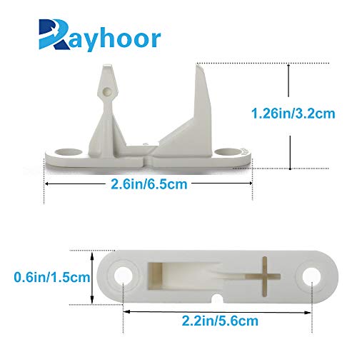 4 Pack 131763310 Washer Door Striker Replacement for Frigidaire Kenmore Washing Machine, Replaces AP3580441 1032664 131763300 Rayhoor - Image 8