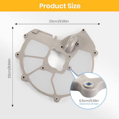 Upgrade DD81-01635A For Samsung Dishwasher Mesh Filter Sump Filter (Hump Version) - Compatible With Samsung Dishwasher Parts (Match DD81-01634B Sump-Cover) - Image 6
