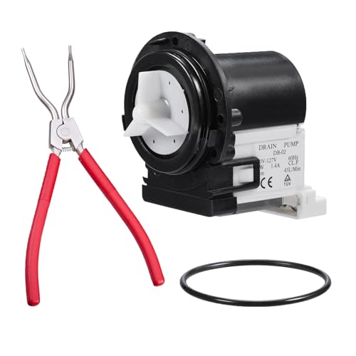 (𝟐𝟎𝟐𝟔 𝐍𝐄𝐖) 4681EA2001T Washer Drain Pump Motor & 383EER4004A 11 Inch Washer Spring Expansion Removal Tool - 4681EA2001T Fit for LG Kenmore Washer Spring Expansion Tool Fit for LG Samsung Washer