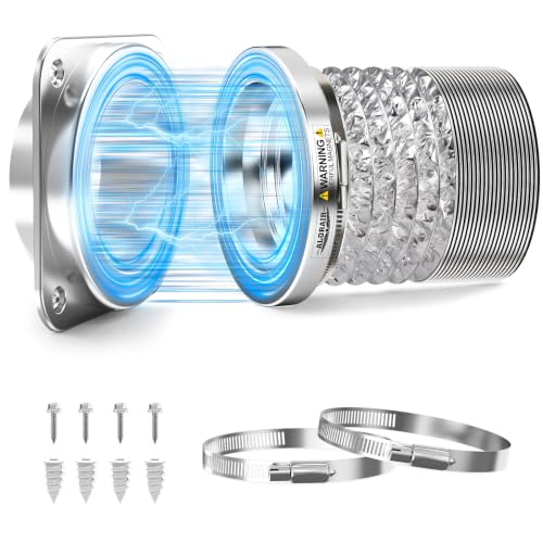 ALORAIR Magnetic Dryer Vent Connector Kit, 4-Inch Quick Connect, DV180