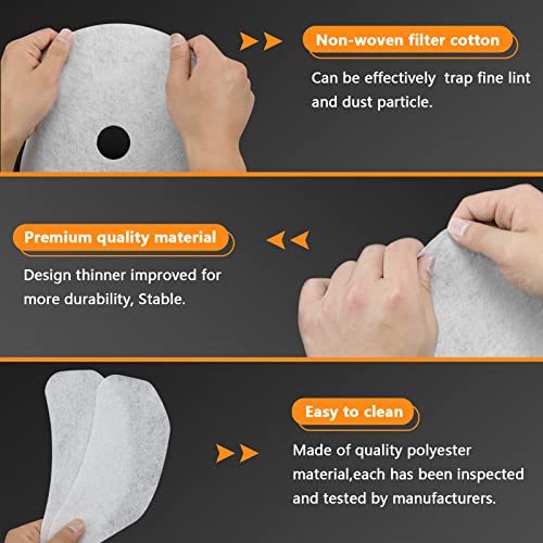 25PCS Cloth Dryer Exhaust Filter for Panda by Blutoget - Universal Dryer Lint Filter Cloth-Compatible for Panda Magic Chef Avant Sonya Dryer-20 Exhaust & 5 Air Intake Filter - Image 4