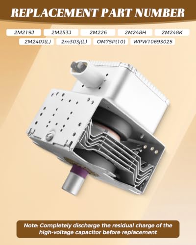 2M253J WPW10693025 2M248J Microwave Magnetron, Replace 2M226 2M248H - Image 7