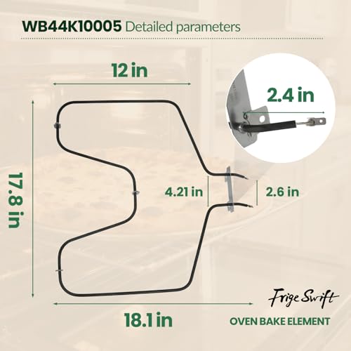 WB44K10005 Oven Element for GE Hotpoint Kenmore, Replaces AP2030964 - Image 4
