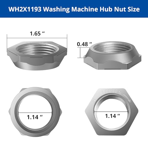 WH2X1193 Washing Machine Hub Nut Replacement for Ge Washer Tub Nut - Image 4