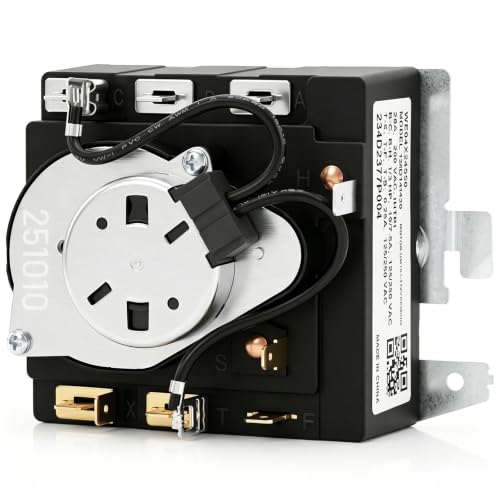 WE04X24550 234D2377P004 Dryer Timer Replacement for GE Dryer Parts Fit for GE GTD42EASJ2WW GTD42GASJ2WW GTX42EASJ2WW GTD42GASJ3WW GTD42EASJ1WW GTD48GASW0WB GTD42EASJ0WW GTD42EASJ3WW GTX42GASJ0WW