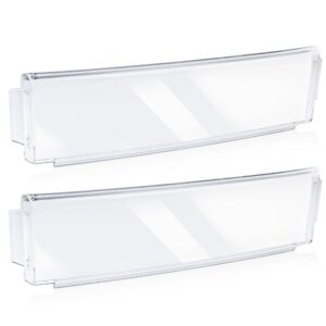 [Upgraded] WR71X10761 Fridge Shelf Trim (Clear) for GE Refrigerators, Door Shelf Insert Module Replacement Part, Replaces WR71X10289, AP4327432 (2 Pack)