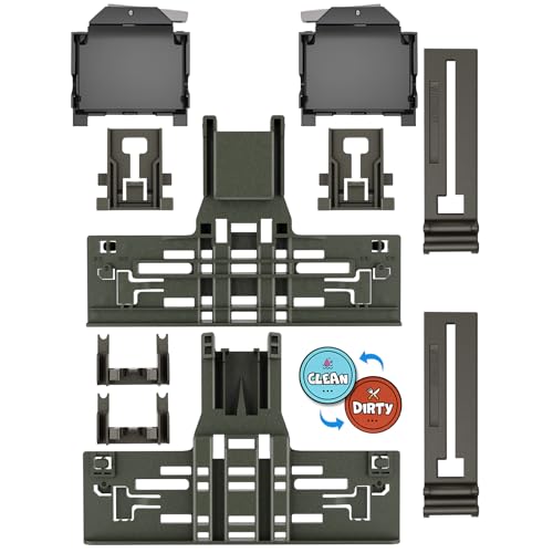 WPW10546503 Dishwasher Upper Rack &W10195372 W10195373 Adjuster Housing