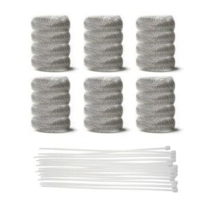 24 PCS Washing Machine Drain Lint Trap, Lint Traps, Lint Catcher for Washing Machine, with 24 Nylon Cable Ties