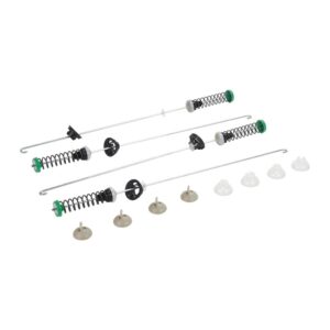 Whirlpool W11130362 OEM Top Load Washer Suspension Rod Kit Part Replaces W10594080, W10735786, W10748956, W10780040, and More