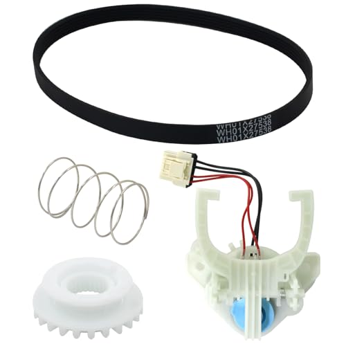 WH03X30517 Washer Shift Actuator & Drive Belt & Clutch & Spring Set 4PCS