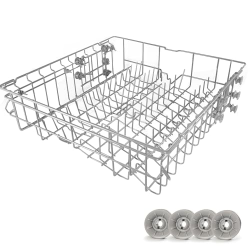 【𝟮𝟬𝟮𝟲 𝙐𝙥𝙜𝙧𝙖𝙙𝙚𝙙】Dishwasher DD82-01385B A/S Assembly-Middle Dishrack (20.5''W*20''D), Center Dishrack (With Dishrack Rollers) - Fit for Samsung Dishwasher Parts DW80R2031/DW80M2020US Series