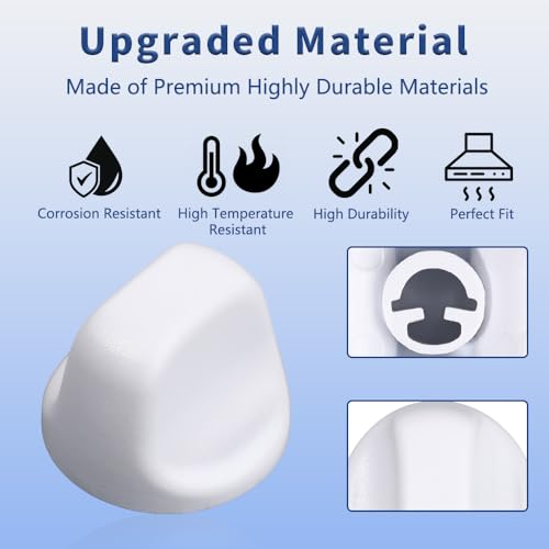 Reyhoar Upgraded 2Pcs S600349 Range Hood Knob, S99360233 Vent Hood Fan Control Knob Replacement Part fit for Broan Nutone, White - Image 8