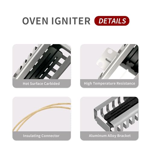 GEIparts DG94-00520A DG94-01441A Gas Range Oven Flat Igniter for Stove, Ignitor Replaceable AP5577941, PS4241428, 114491, 2692271 - Image 8
