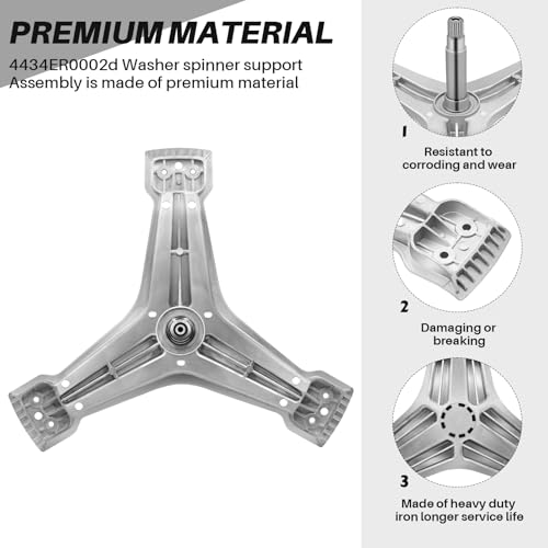 4434ER0002D 4434ER0002H Washer Spinner Support, Fits for L-G Ken-more - Image 5