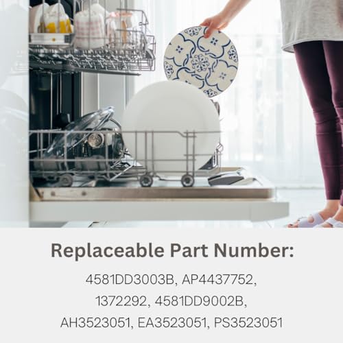 Dishwasher Lower Rack Wheels for LG Replacement Parts, 4 Pcs Dishrack Roller Compatible with LG Dishwasher Replaces 4581DD3003B/C 4581DD9002B 1372292 AP4437752 EA3523051 AH3523051 PS3523051 - Image 8