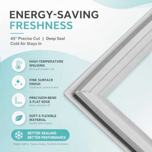 Universal Refrigerator Door Gasket Freezer Door Gasket Magnetic Rubber Seal Part Replaces,No Need to Cut, Custom Made to Your Size - Image 8