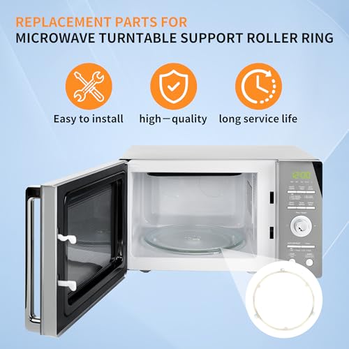 1 Pack 5304509438 WB06X10818 8.5 in Microwave Turntable Support Roller Ring Replacement Part for GE, Samsung, Frigidaire,Replace WB06X10625, DE92-90495A, 5304464115 - Image 8