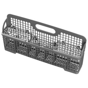 UPGRADED 8531233 WP8531233 Dishwasher Silverware Basket For Whirlpool Kenmore Kitchenaid Dishwasher Silverware Basket Replacement Kitchen Aid Dishwasher Utensil Basket Universal Holder Dishwasher Rack