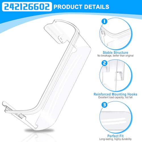 UPGRADED 242126602 Refrigerator Door Bin for Frigidaire Shelf Replacement - Image 4