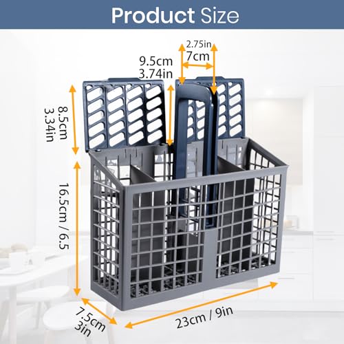 Dishwasher Cutlery Basket (9 x 3 x 10.3 inches) Fit For samsung DD82-01112A / DD94-01013A / DD97-00250A Silverware Utensil Basket - Competible With Samsung, whirlpo-l, Bosch etc. Parts DD82-01384A - Image 6