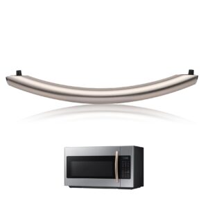 Upgrade ME16A4021AS Microwave Door Handle(Rose Gold 12.28in), Replaces with Samsung Microwave Handle ME16A4021AS, with 2 Screws, DE94-04313F Microwave Door Handle, 365 Days Warranty