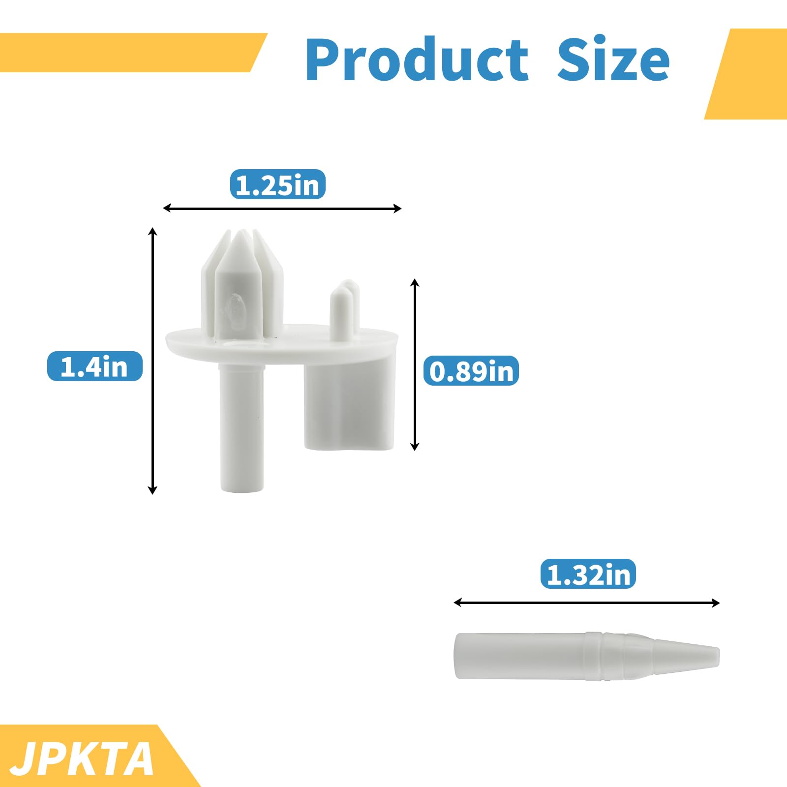 4 Pcs 241993101 Crisper Shelf Cover Support Refrigerator Shelf Support Replacement Part Compatible with Frigidaire Kenmore Refrigerators Replaces for 240350802 1513081 AP4393090 PS2358879 AH2358879 - Image 7