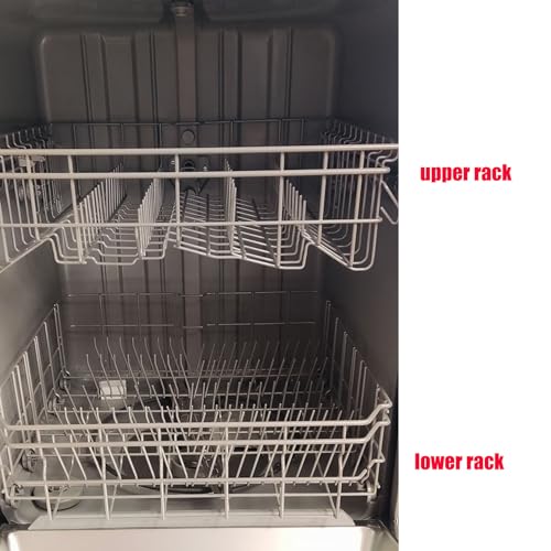 DD82-01385B A/S Middle Dishwasher Rack Replacement for Samsung DW80R2031US, DW80R2031UG, DW80N3030US, DW80N3030UB, DW80N3030UW, DW80M2020US Series– 21.6”x20.8” Upper/Center Dishrack Assembly - Image 8