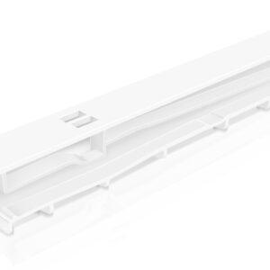 [Upgraded] WPW10671238 Refrigerator Crisper Drawer Center Slide Rail fit for Kenmore/Amana/Maytag/Whirlpool/Kitchenaid Refrigerators, Replace W10671238, 12530701, 12530701N, 67001057, 12.95″ Long