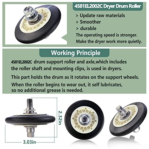 Upgraded Dryer Repair Kit Compatible with LG Kenmore Dryers - Image 6