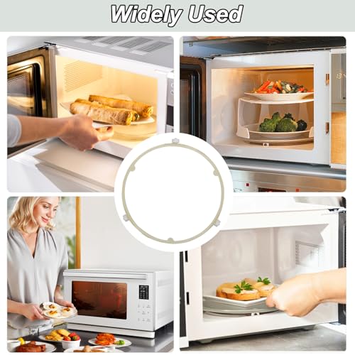 8.5in Microwave Plate Replacement, Microwave Roller Ring Replacement Accessories Compatible with Ge Samsung Frigidaire Wb06x10625 Wb06x10818 De92-90495a 5304464115 5304509438 - Image 8