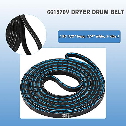 UPGRADED 4392067 Dryer Repair Kit with W10837240 Idler Pulley - Image 7