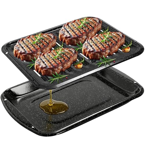 RIDGEPOLE 16.75" Broiler Pan for Oven Nonstick