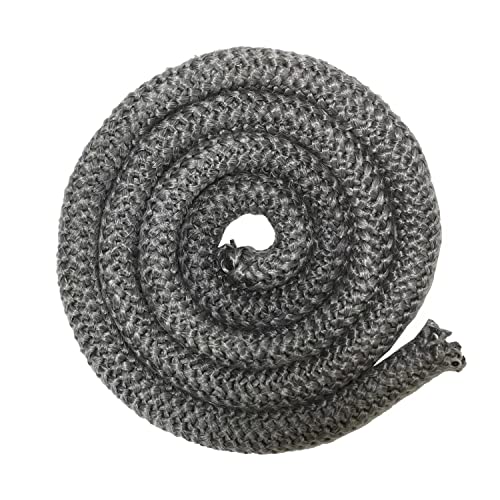 Protalwell Wood Stove Door Gasket, 3/4" Grey Color, Length 72"