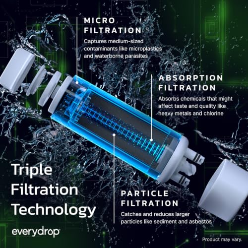 everydrop by Whirlpool Ice & Water Refrigerator Filter 4, Green, EDR4RXD1 - Image 6