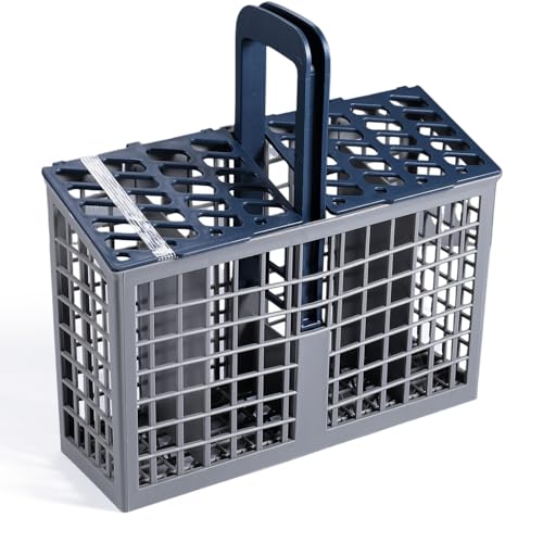 Dishwasher Cutlery Basket (9 x 3 x 10.3 inches) Fit For samsung DD82-01112A / ‎DD94-01013A / DD97-00250A Silverware Utensil Basket - Competible With Samsung, whirlpo-l, Bosch etc. Parts DD82-01384A