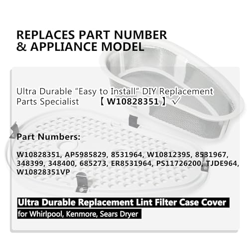 W10828351 Dryer Lint Screen Cover And Filter Part - Image 8