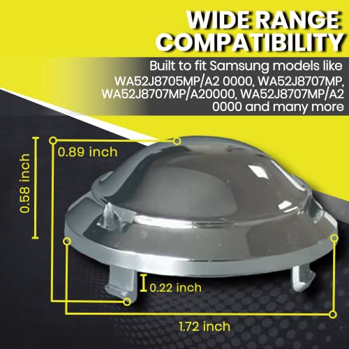 (2 Pack) Washer Pulsator Cap Replacement - Part Number DC66-00777A Highly Compatible with Samsung Washer Model Numbers 5788799, 3282678, AP5788799 and PS8753312 - Image 8
