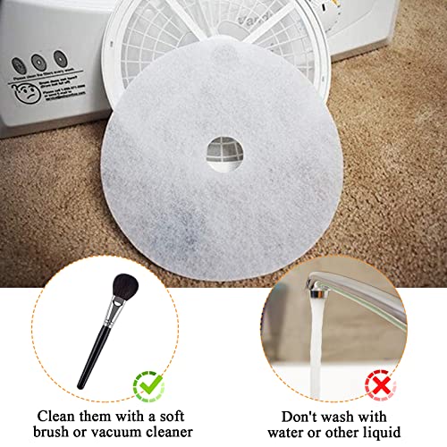 25PCS Cloth Dryer Exhaust Filter for Panda by Blutoget - Universal Dryer Lint Filter Cloth-Compatible for Panda Magic Chef Avant Sonya Dryer-20 Exhaust & 5 Air Intake Filter - Image 8