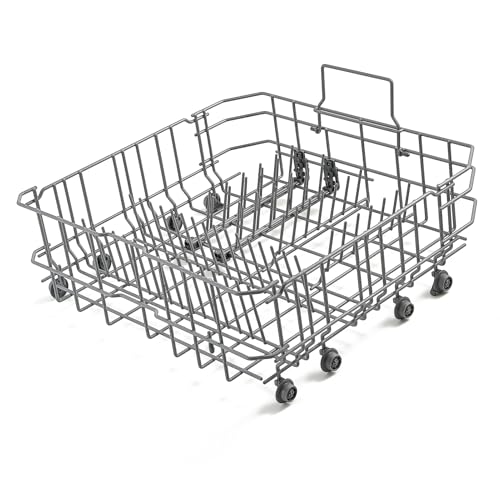 Upgraded 00770545 20007749 Dishwasher Lower Rack Replacement for Bosch Dishwasher Rack SHX3AR75UC SHE3ARF5UC Bottom Rack Bosch Thermador Dishwasher Parts Ascenta 100 Series Dish Rack Basket Drawer