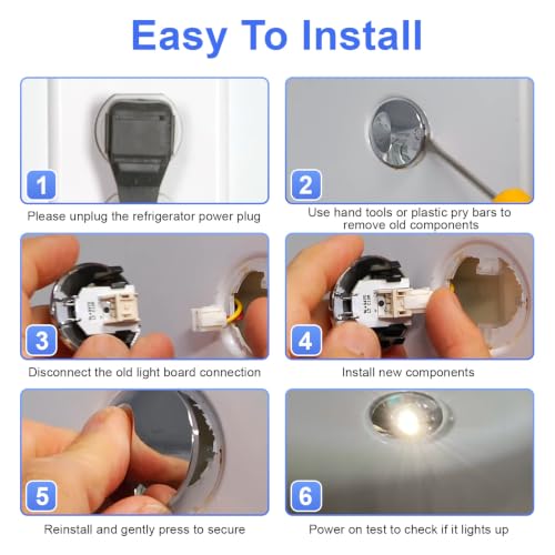 WR55X11132 WR55X25754 for GE Refrigerator LED Light Assembly Replacement - Image 8