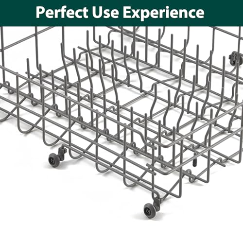 154522902 Dishwasher Wheels Replacement Parts for Frigidaire Dishwasher Dishrack Rollers Bracket Kit Upper Rack Wheel Rollers Frigidaire Kenmore FFCD2413US4A FBD2400KB12B Top Drawer Wheels 4 Pcs - Image 7