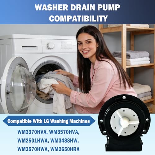 WM3370HVA, WM3570HVA, WM2650HRA, WM3488HW Washer Drain Pump Replacement - Image 8