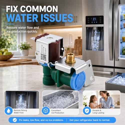 Upgraded K-78282 W10394076 W10865826 Refrigerator Water Inlet Valve - Image 4