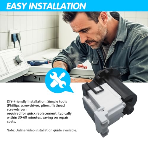 WM9000HVA WM3470HVA WM4270HVA WM3270CW Washer Drain Pump Motor - Image 7