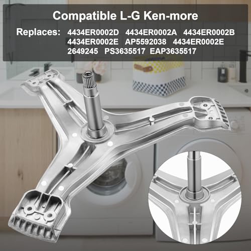 4434ER0002D 4434ER0002H Washer Spinner Support, Fits for L-G Ken-more - Image 7