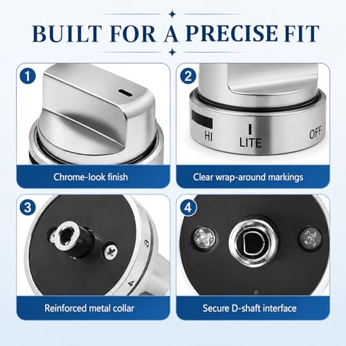 AEZ73453509 Stove Knobs Replacements Compatible with lg Gas Range Stove - Image 8