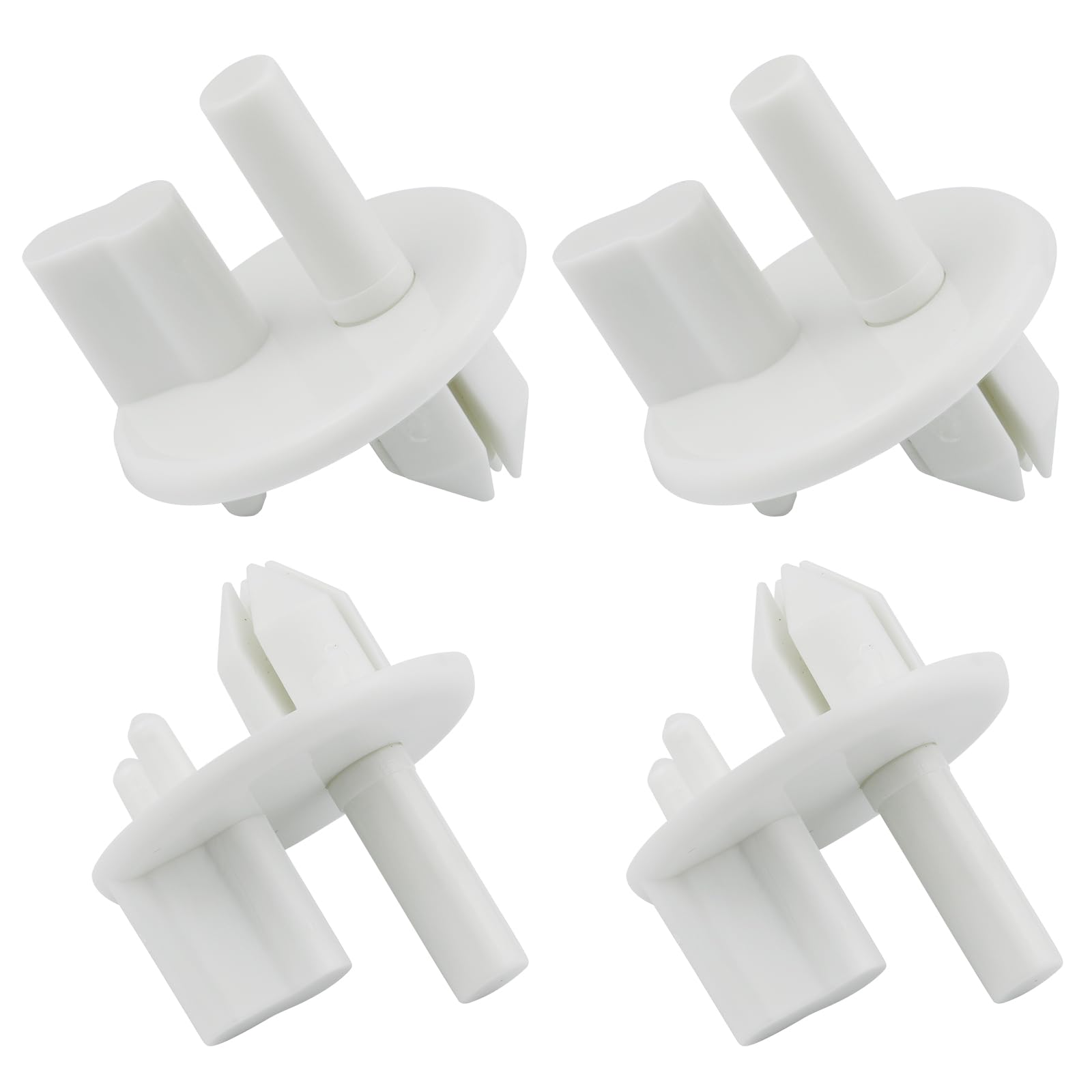 4 Pcs 241993101 Crisper Shelf Cover Support Refrigerator Shelf Support Replacement Part Compatible with Frigidaire Kenmore Refrigerators Replaces for 240350802 1513081 AP4393090 PS2358879 AH2358879 - Image 6